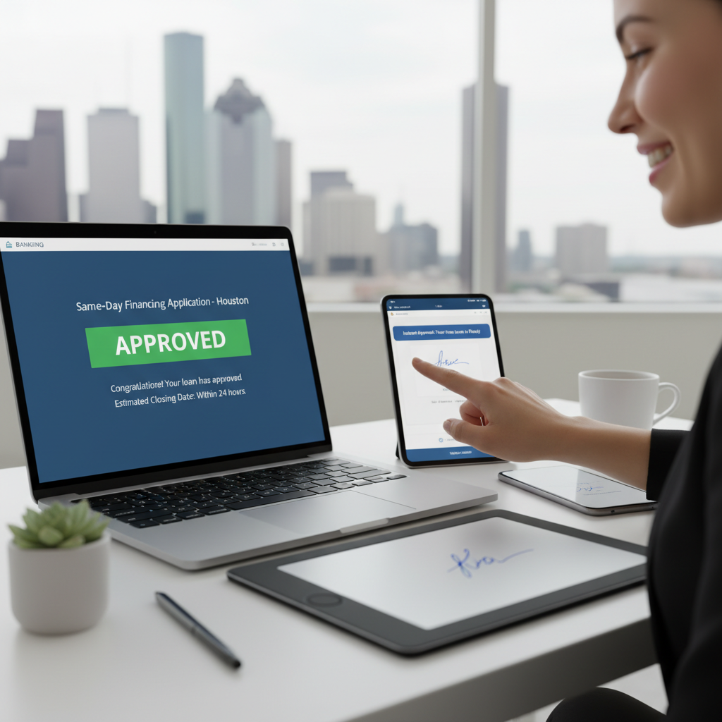 Same-Day Financing Approval - Tell Projects Stafford TX
