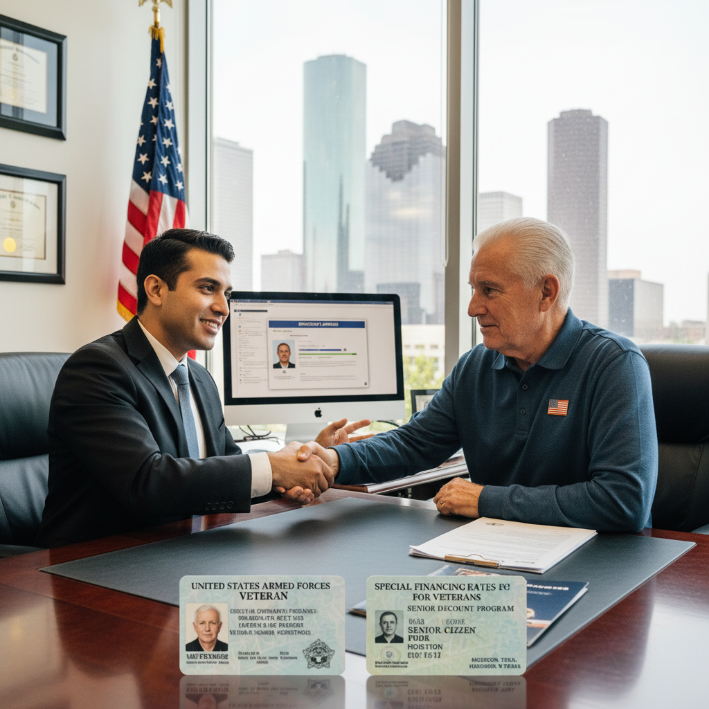 Senior & Military Discounts - Tell Projects Stafford TX