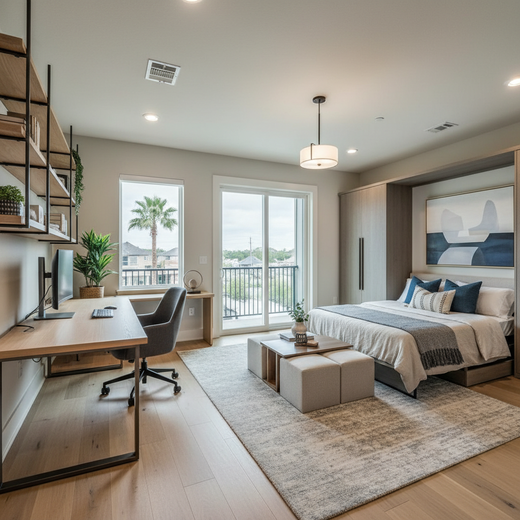 Multi-Purpose Room Design - Tell Projects Stafford TX